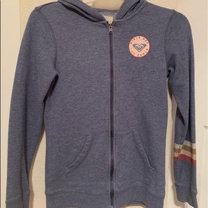 girls roxy zip up